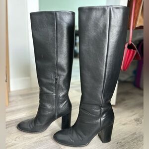 Knee High Leather Boots